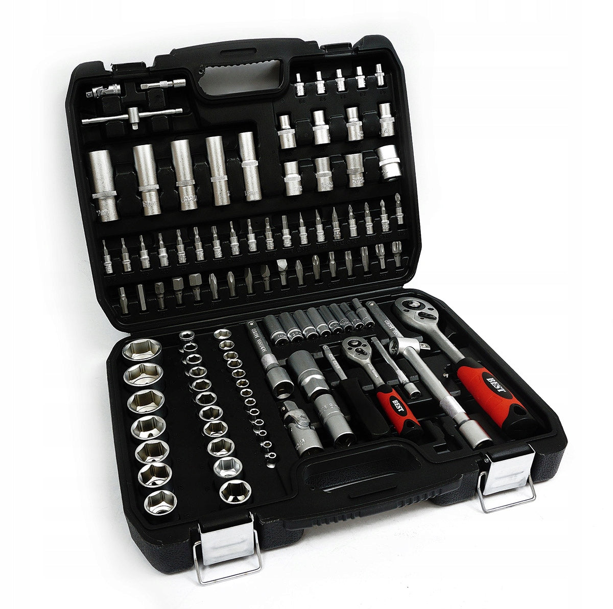 SET OF SOCKET WRENCHES TOOLS SOCKET WRENCHES 108 EL. SUITCASE TORX BITS Manufacturer code V39053
