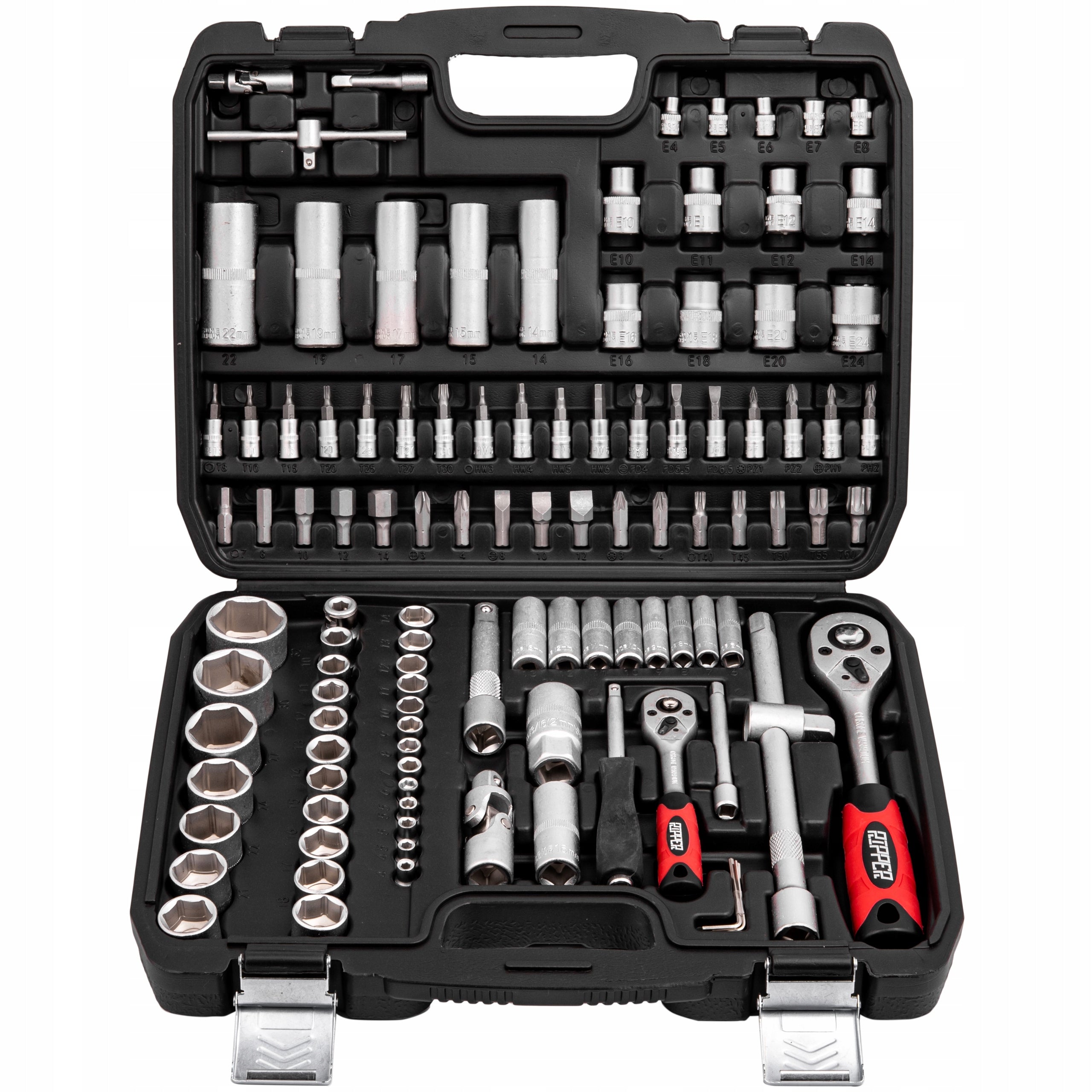 SET OF SOCKET WRENCHES TORX 108 ELEMENTS Manufacturer code M58220