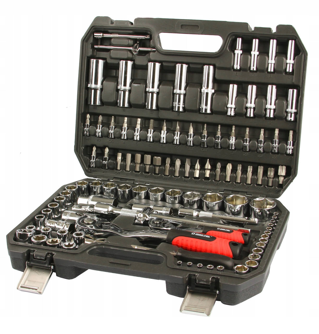 SET OF SOCKET WRENCHES TORX CAPS SUITCASE 108 Number of items in the set 108