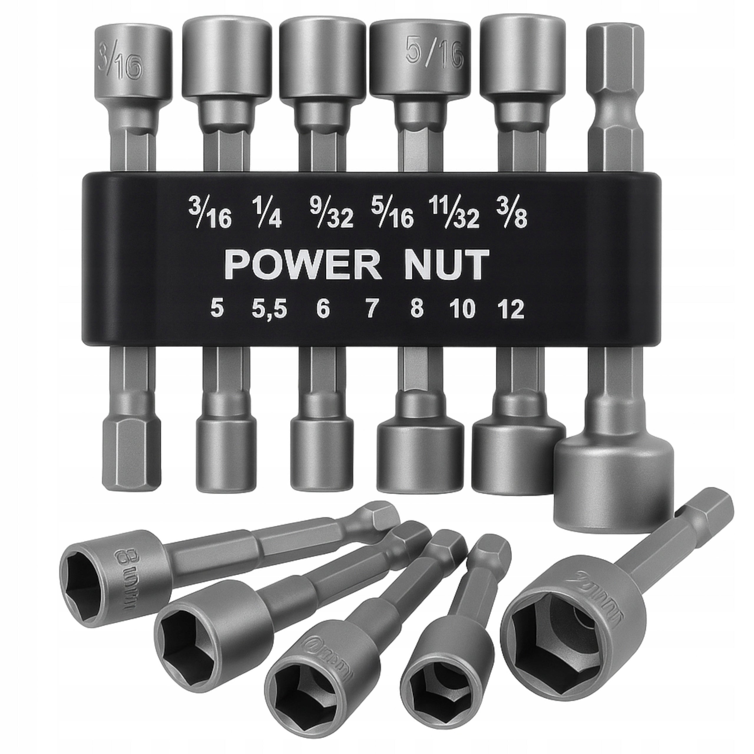 SET OF SOCKETS BITS WRENCHES FOR SCREWDRIVER SOCKET WRENCHES TOOL 14 EL Manufacturer code ZESTAW NASADEK BITY KLUCZE klucze nasadkowe