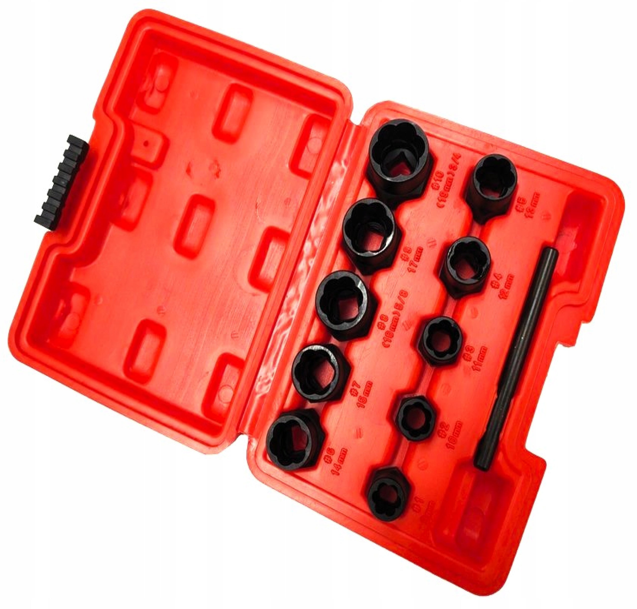 SET OF SOCKETS FOR MACHINED SCREWS 9, 10, 11, 12, 13, 14 ,15,16, 17, 19 Brand Magma