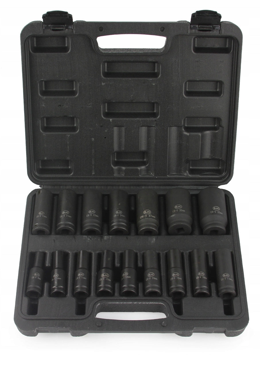 SET OF SOCKETS LONG IMPACT SOCKET WRENCHES 1/2 10-32MM 16EL EAN (GTIN) 5901969121209