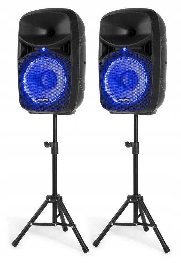 SET OF SOUND SYSTEMS ACTIVE SPEAKERS 600W BLUETOOTH Brand Voice Kraft