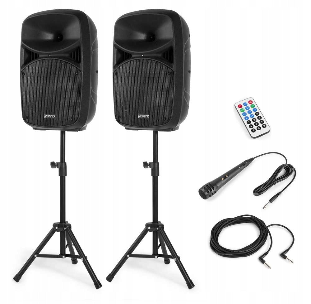 SET OF SOUND SYSTEMS ACTIVE SPEAKERS 600W BLUETOOTH Packaging status original
