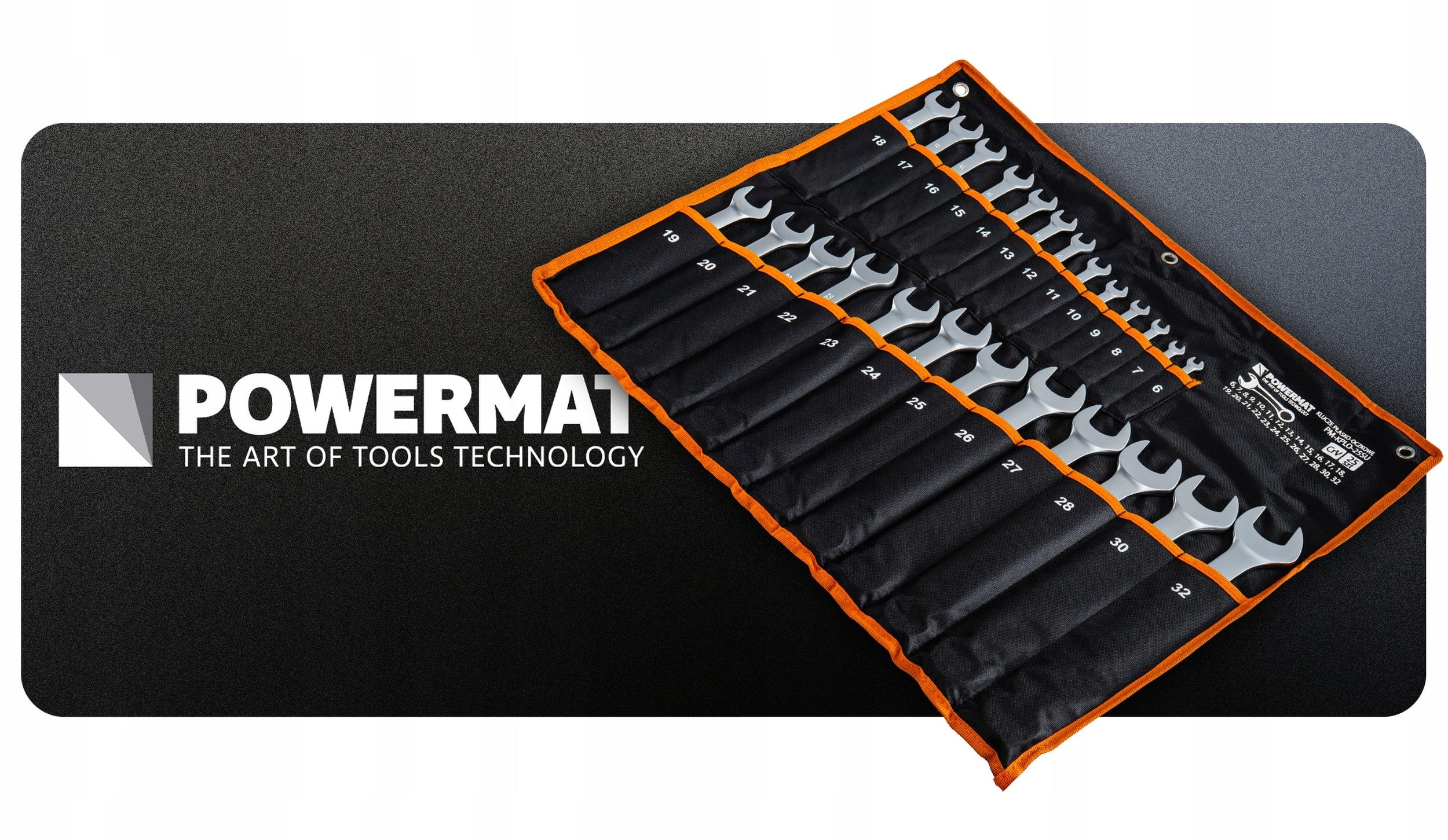 SET OF SPANNER WRENCHES 25 ELEMENTS 6-32MM CrV IN CASE FOR GARAGE Packaging status original