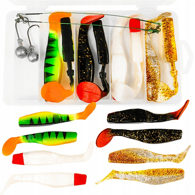 SET OF SPINNING LURES 10CM KILLER IMPACT FURY SET 13PCS PIKE