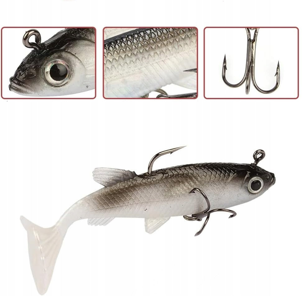 SET OF SPINNING LURES 8 cm PIKE ZANDER GIFT FOR ANGLER Brand no brand