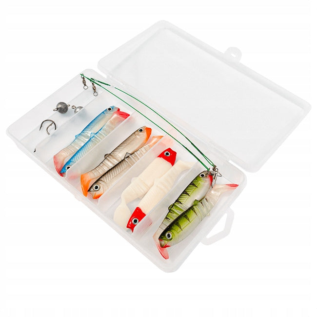 SET OF SPINNING LURES 8CM SAHIDO KILLER STRIKE NATURAL SET 13 PCS Brand Sahido