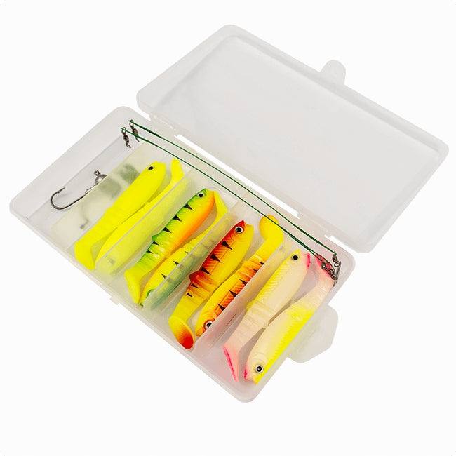 SET OF SPINNING LURES 8CM SAHIDO KILLER STRIKE NEON SET 13 PCS Brand Sahido