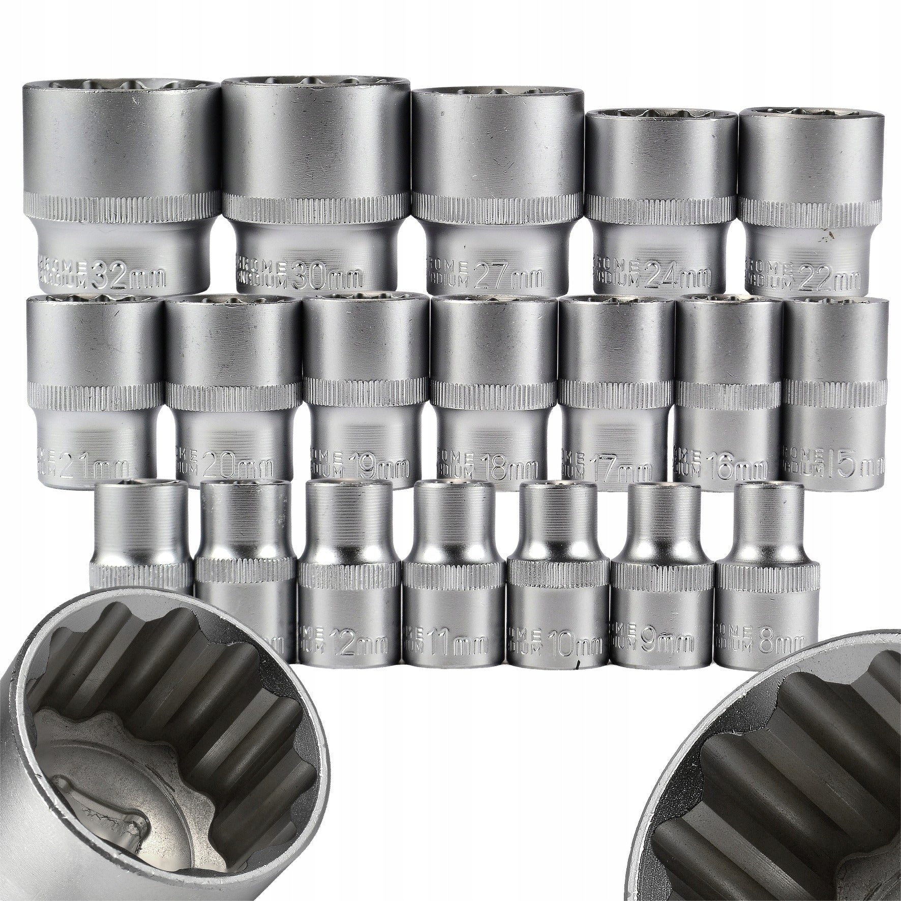 SET OF SPLINE SOCKET WRENCHES 8-32 1/2 19EL 30333 BLACK Product weight with unit packaging 1.8 kg
