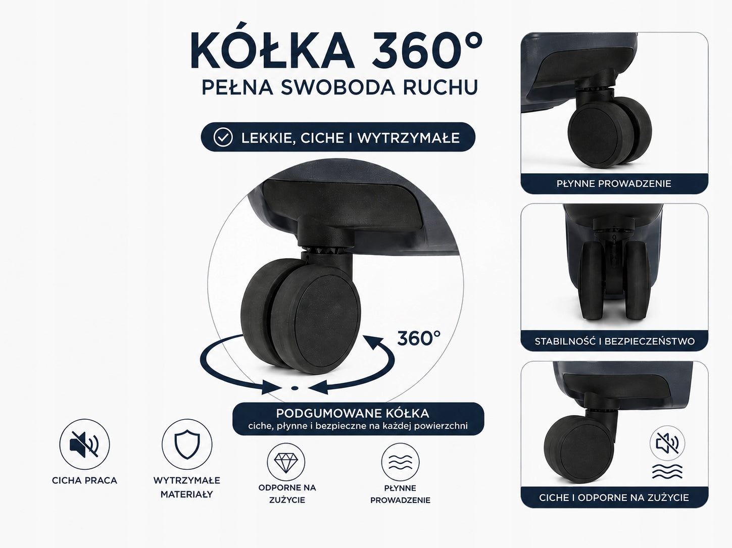 SET OF SUITCASES 3IN1 PP POLYPROPYLENE CABIN TSA LARGE MEDIUM LANZARO BLACK Height 76 cm
