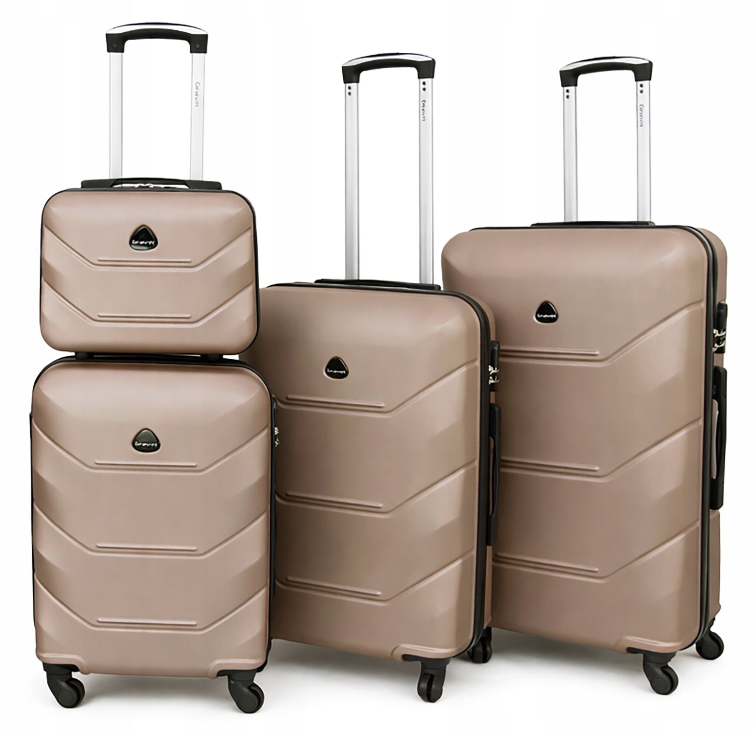 SET OF SUITCASES 4in1 TRAVEL SUITCASE ON WHEELS GRAVITT 955 Width (longer edge) 47 cm