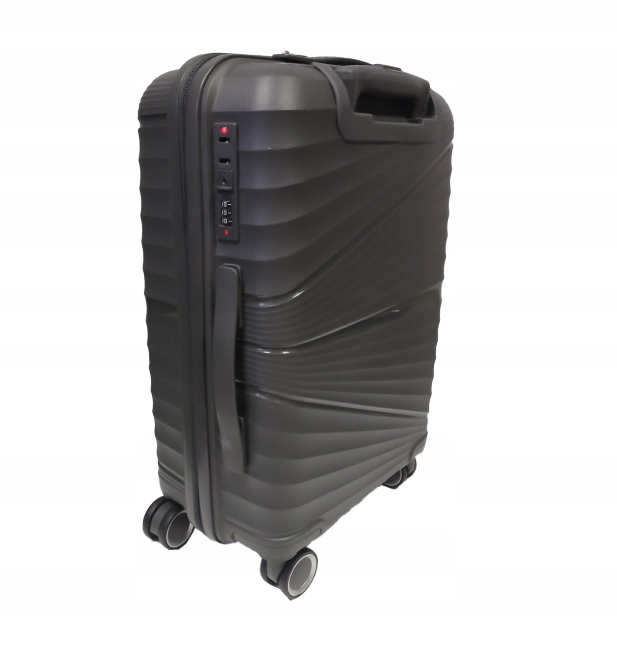 SET OF SUITCASES CABIN SUITCASE 20" LARGE 28" TRAVEL LIGHT 4 WHEELS Width (longer edge) 49 cm