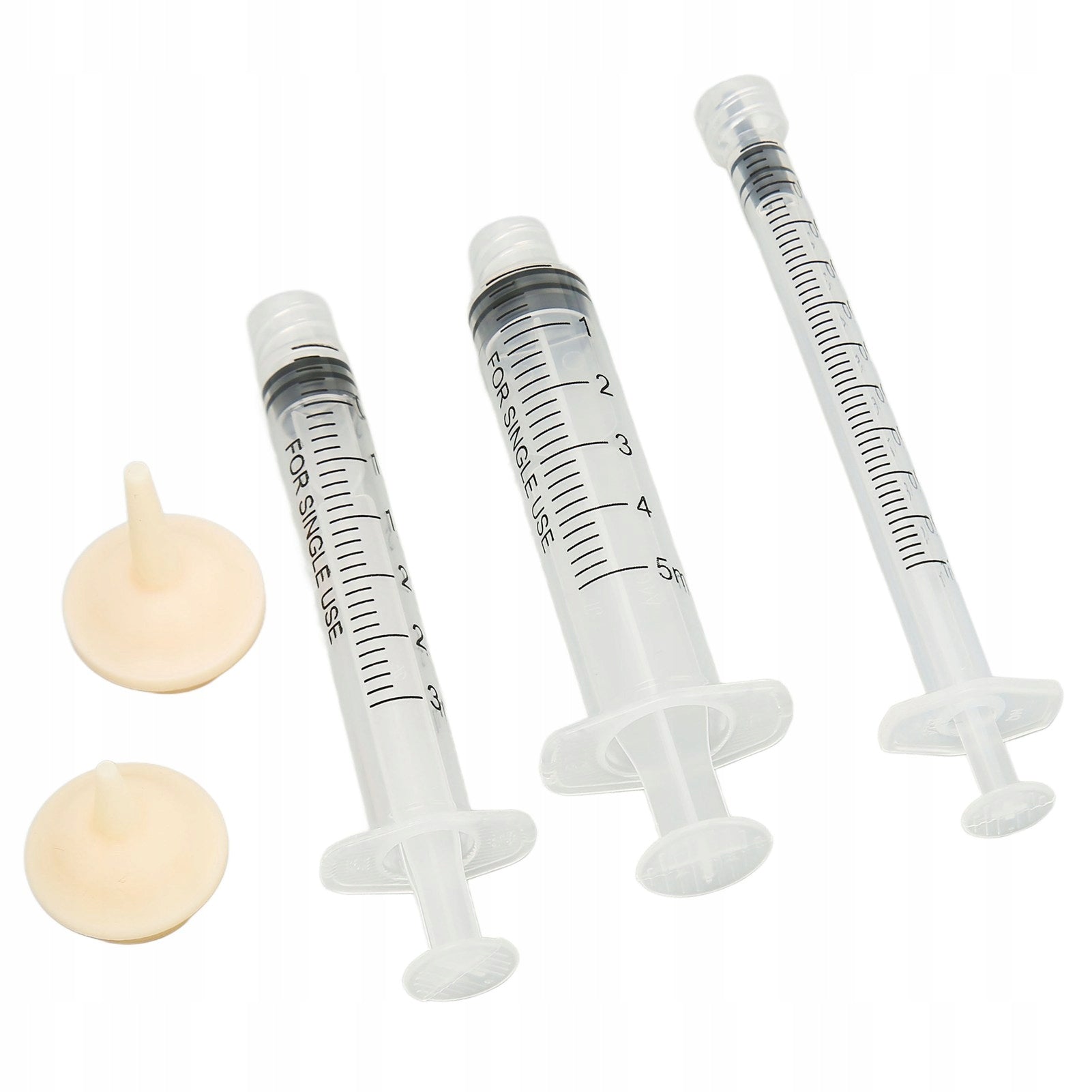 SET OF SYRINGES FOR FEEDING KITTENS PUPPIES SYRINGES 5ML WITH PACIFIERS Capacity 5 l