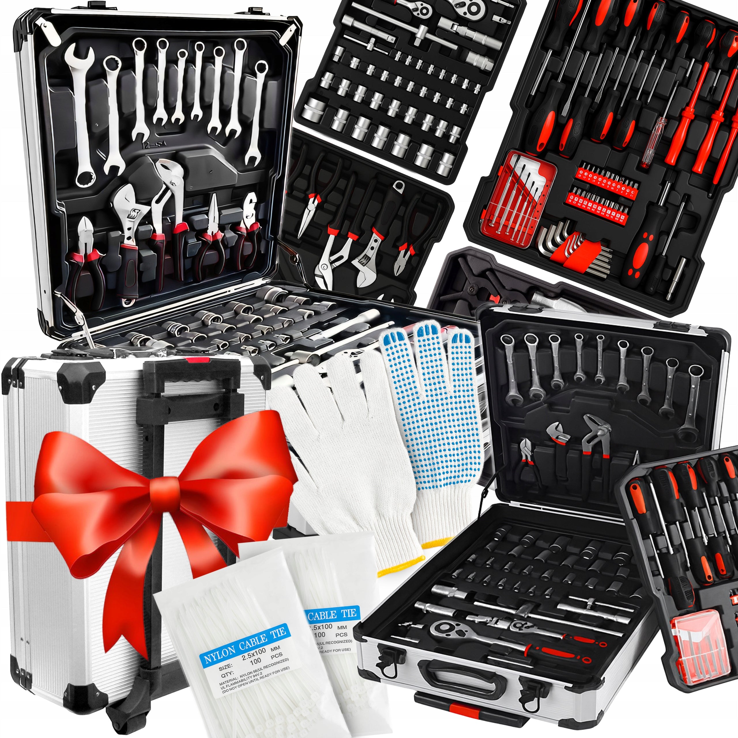 SET OF TOOLS AND KEYS TOOL CASE KEYS 1000 ELEMENTS LARGE XXL Packaging status original