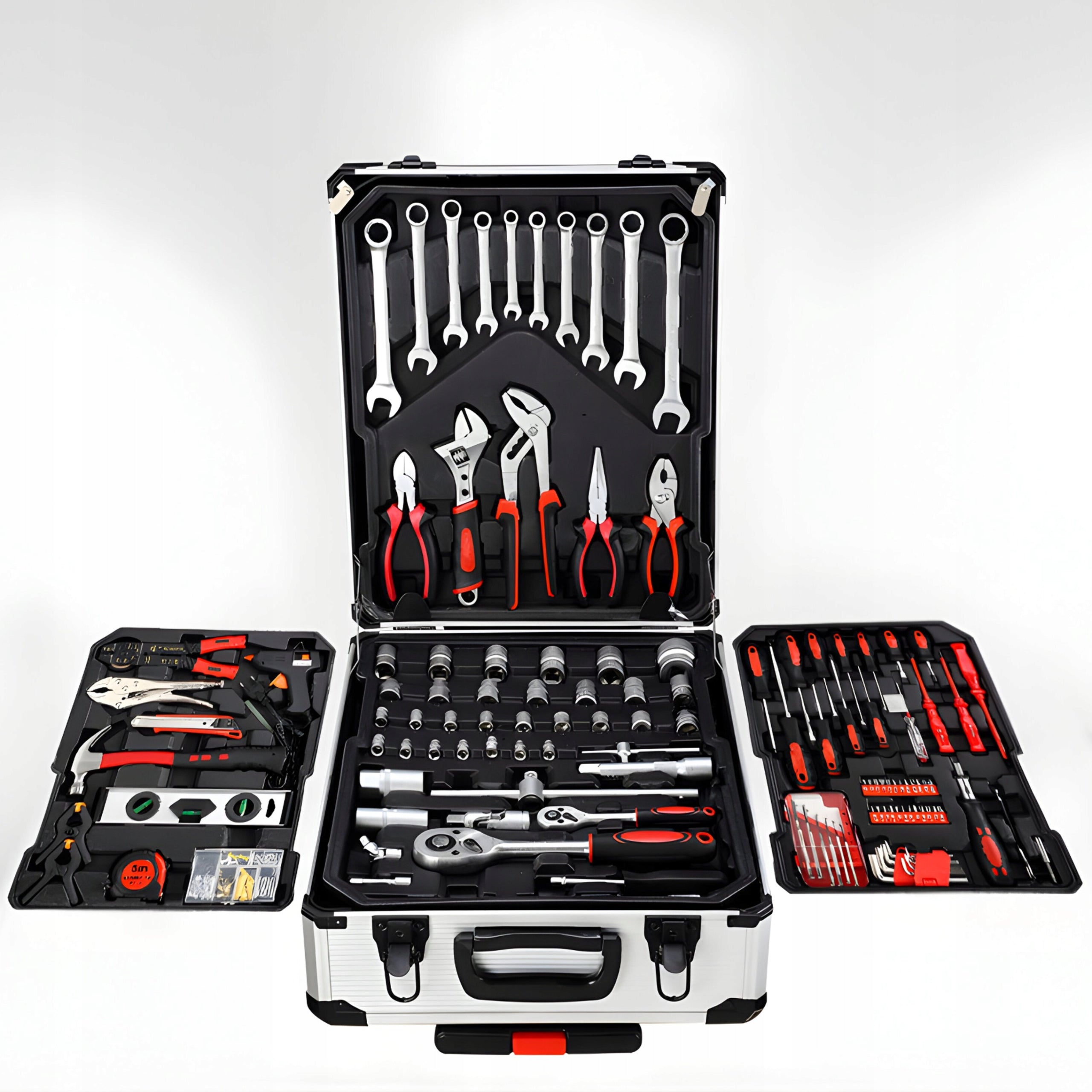 SET OF TOOLS AND KEYS TOOL CASE KEYS 187 ELEMENTS LARGE XXL Product weight with unit packaging 10 kg