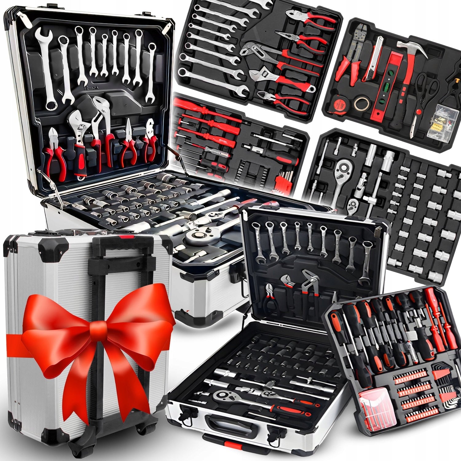 SET OF TOOLS AND KEYS TOOL CASE KEYS 419 ELEMENTS LARGE XXL