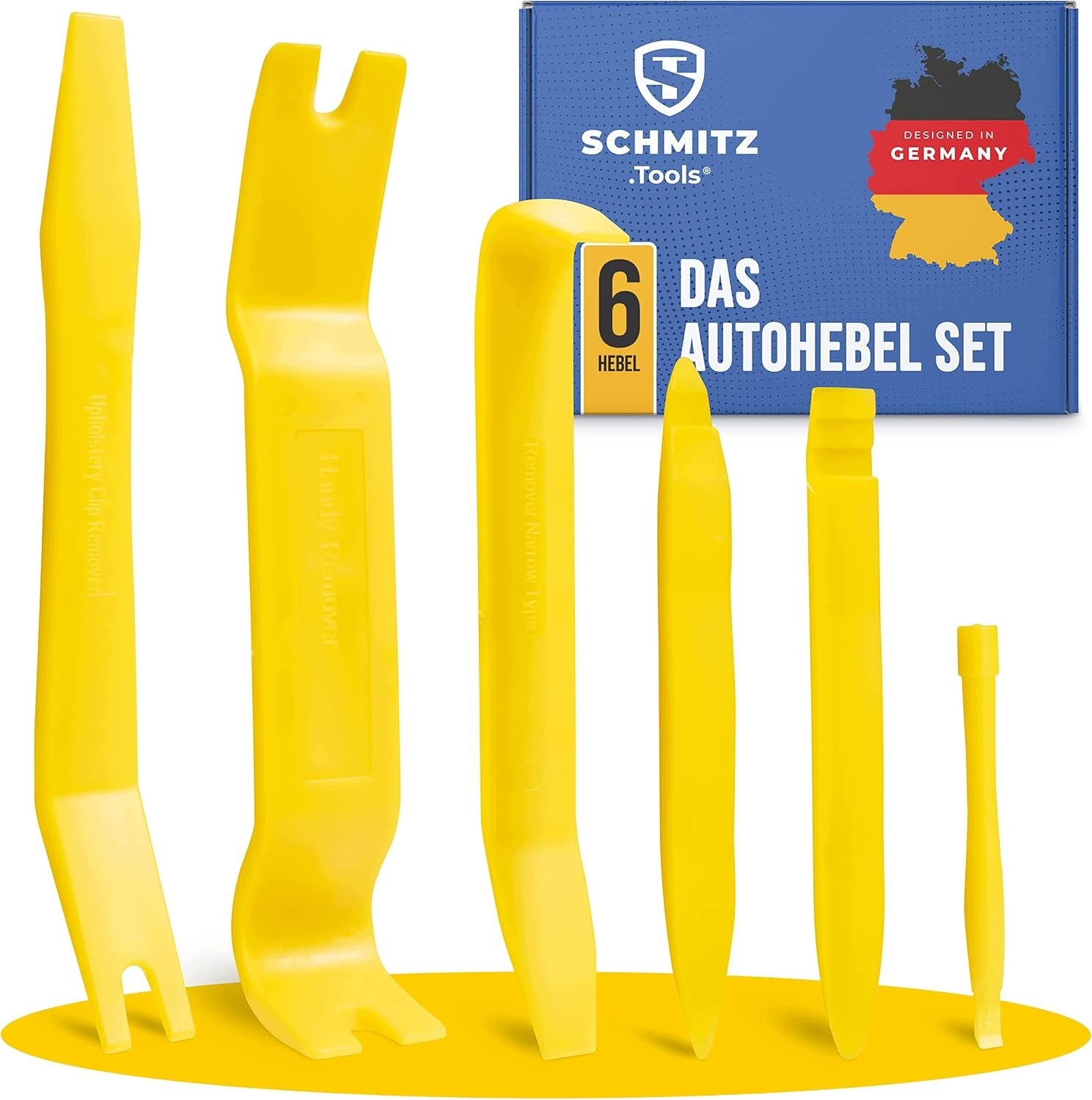 SET OF TOOLS FOR DISMANTLING DECORATIVE STRIPS 6 PARTS WEDGES