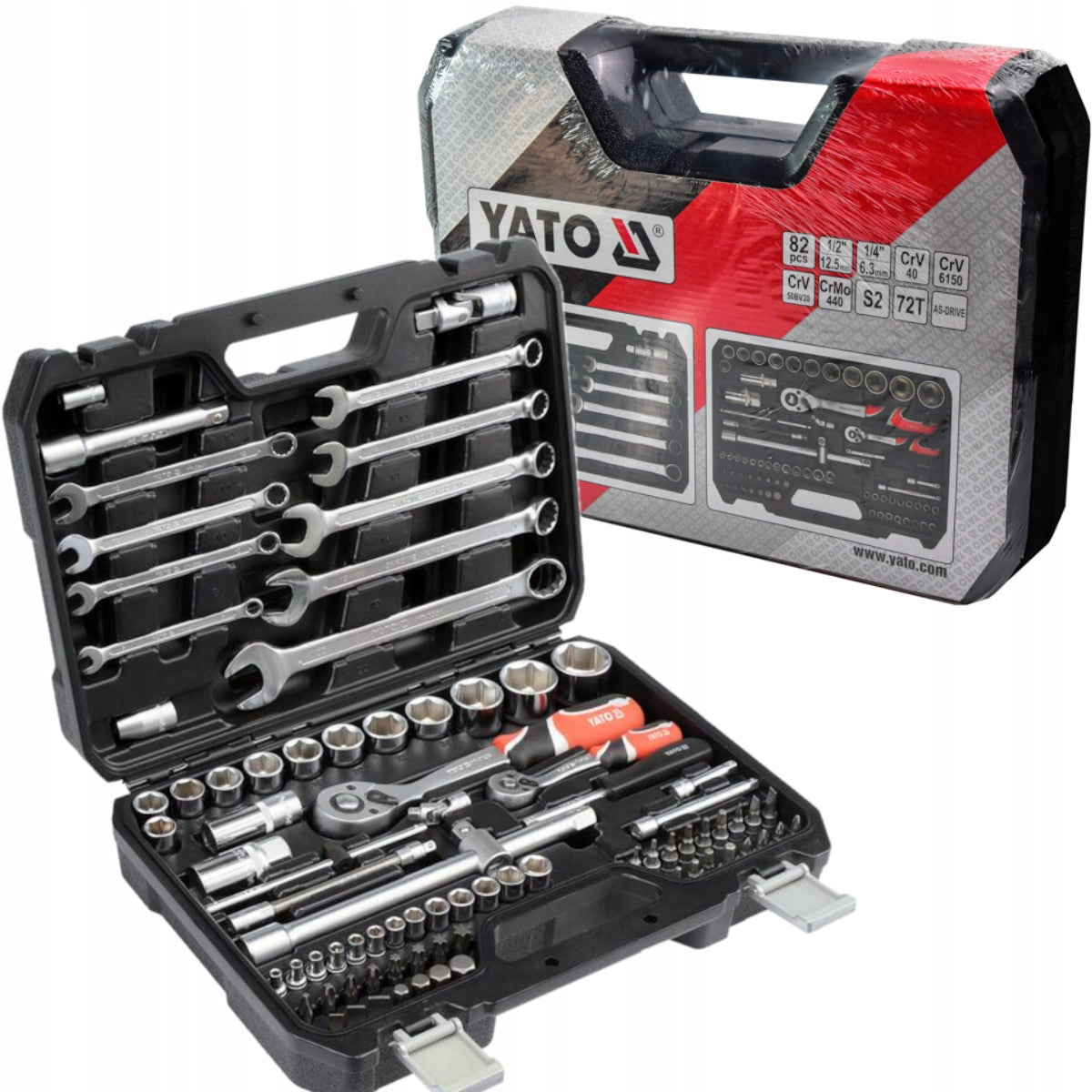 SET OF TOOLS FOR WRENCHES 82PCS YATO YT-12691