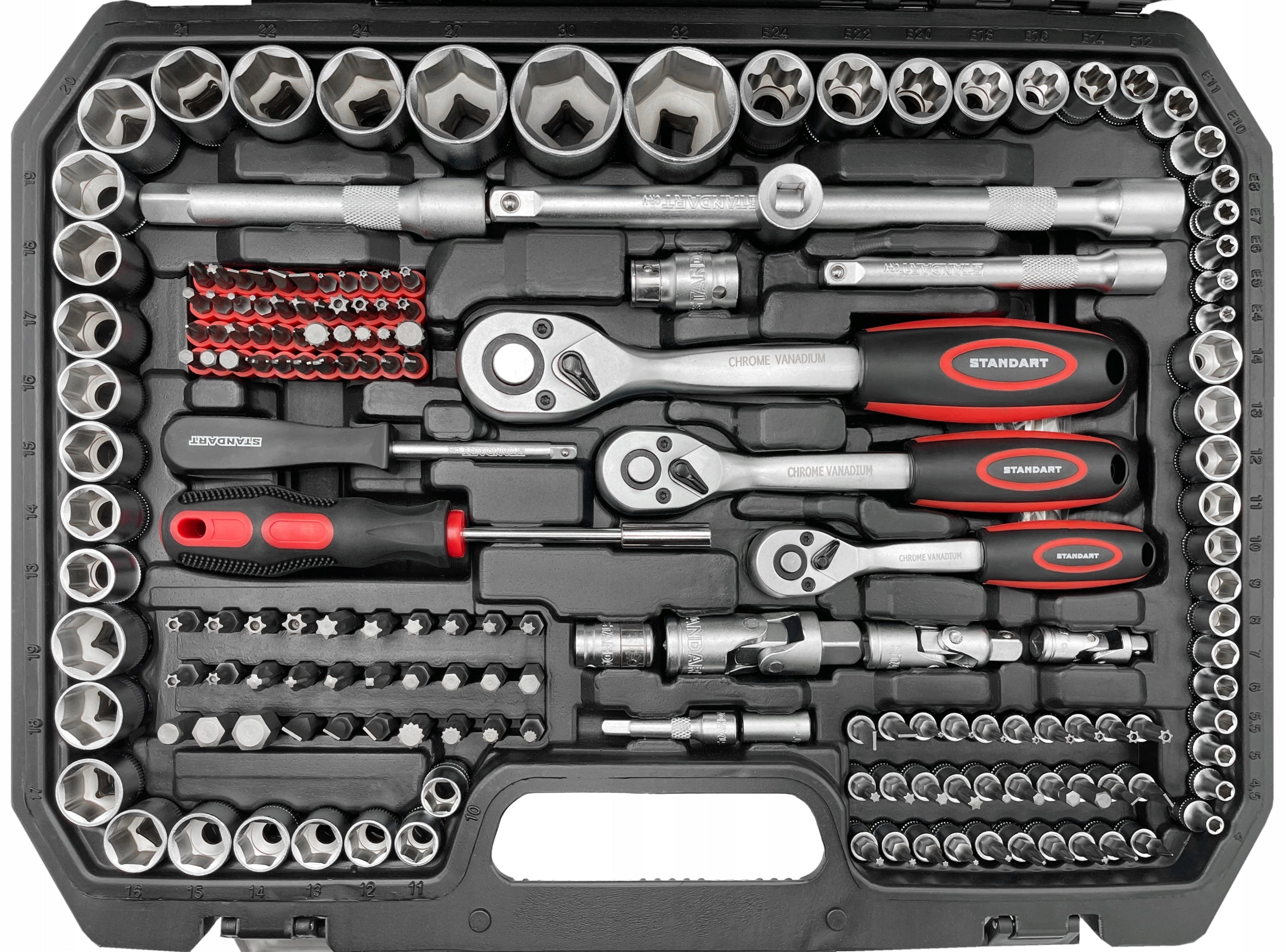 SET OF TOOLS SET OF SOCKET WRENCHES 216 ELEMENTS PROFI Brand no brand