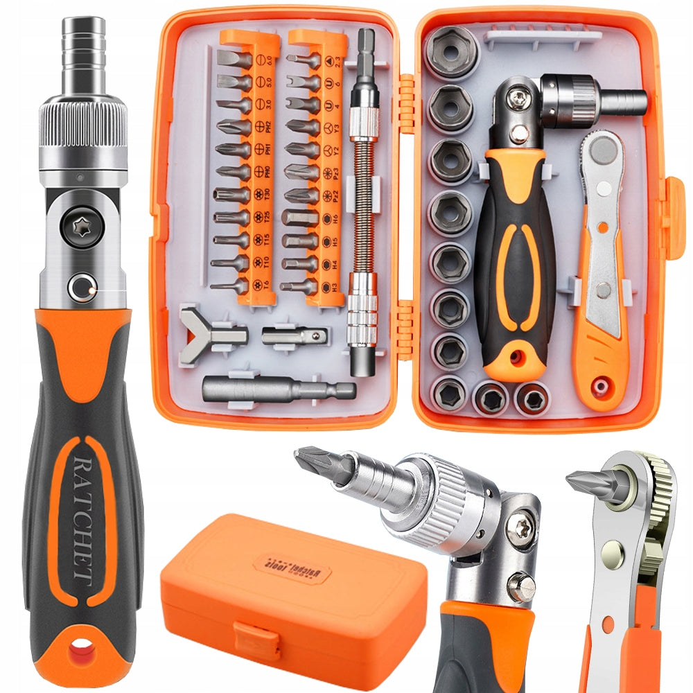 SET OF TORX SOCKET WRENCH BIT TOOLS 5-14mm 38 ELEMENTS