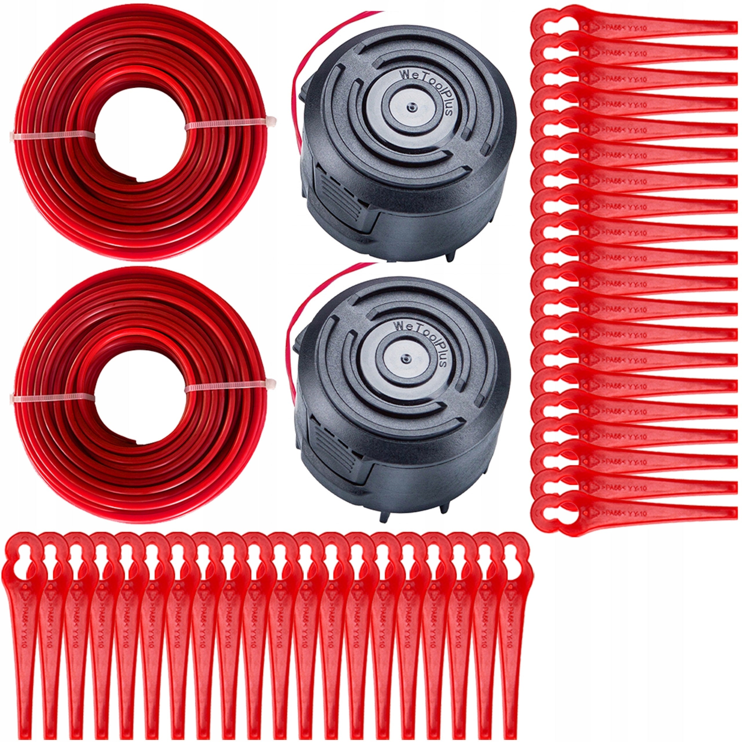 SET OF TRIMMER ACCESSORIES BLADE LINE HEAD