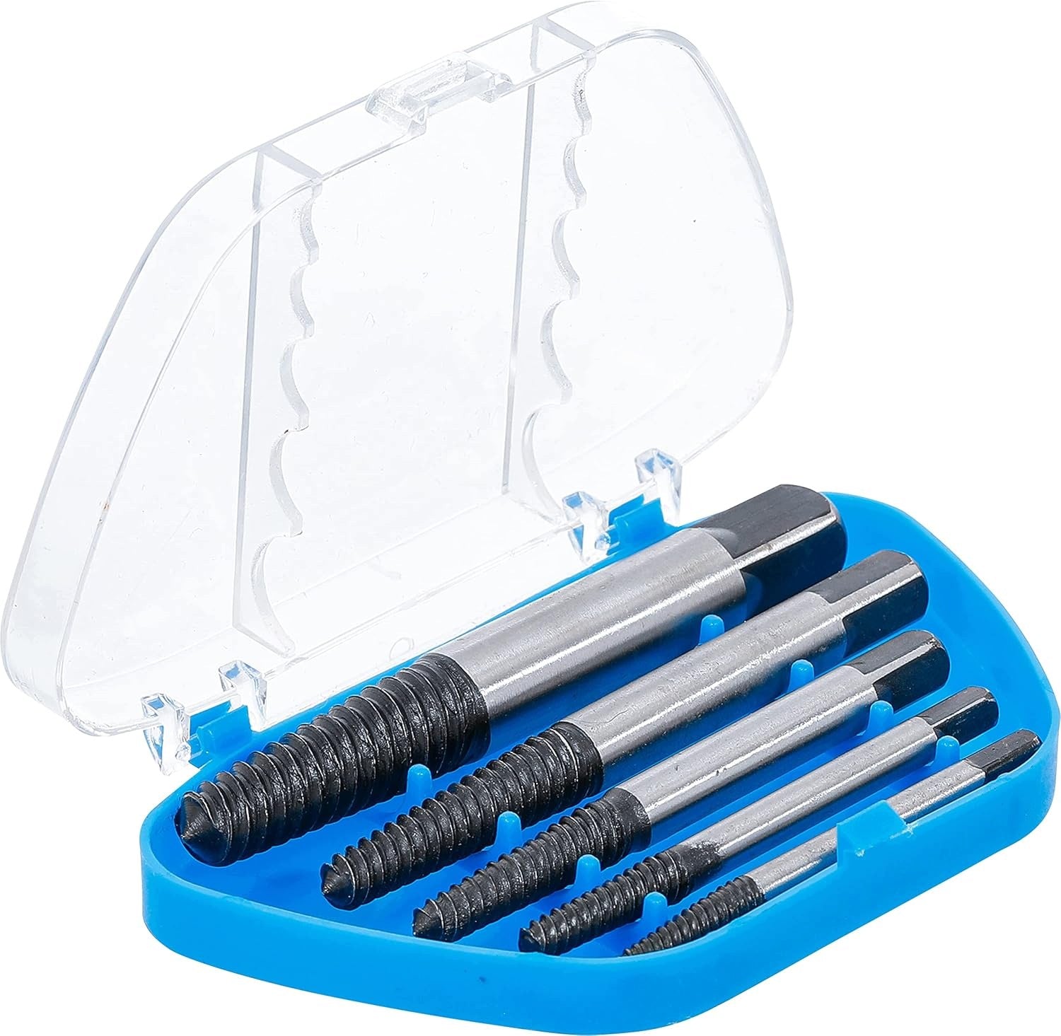 SET OF UNSCREWERS FOR BROKEN SCREWS 5 PCS SIZES 1-5 Brand no brand