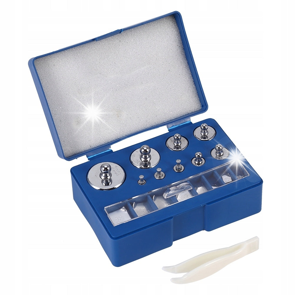 SET OF WEIGHT WEIGHTS FOR WEIGHT CALIBRATION M2 17 Pieces 211.1G 10Mg-100G