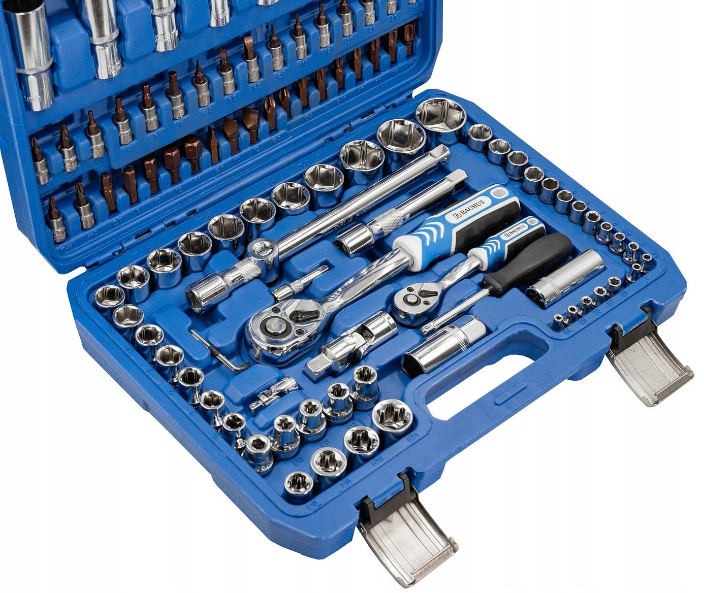 SET OF WRENCH TOOLS LARGE Tool box Tools BAUHUS 108 Strong Product weight with unit packaging 8 kg