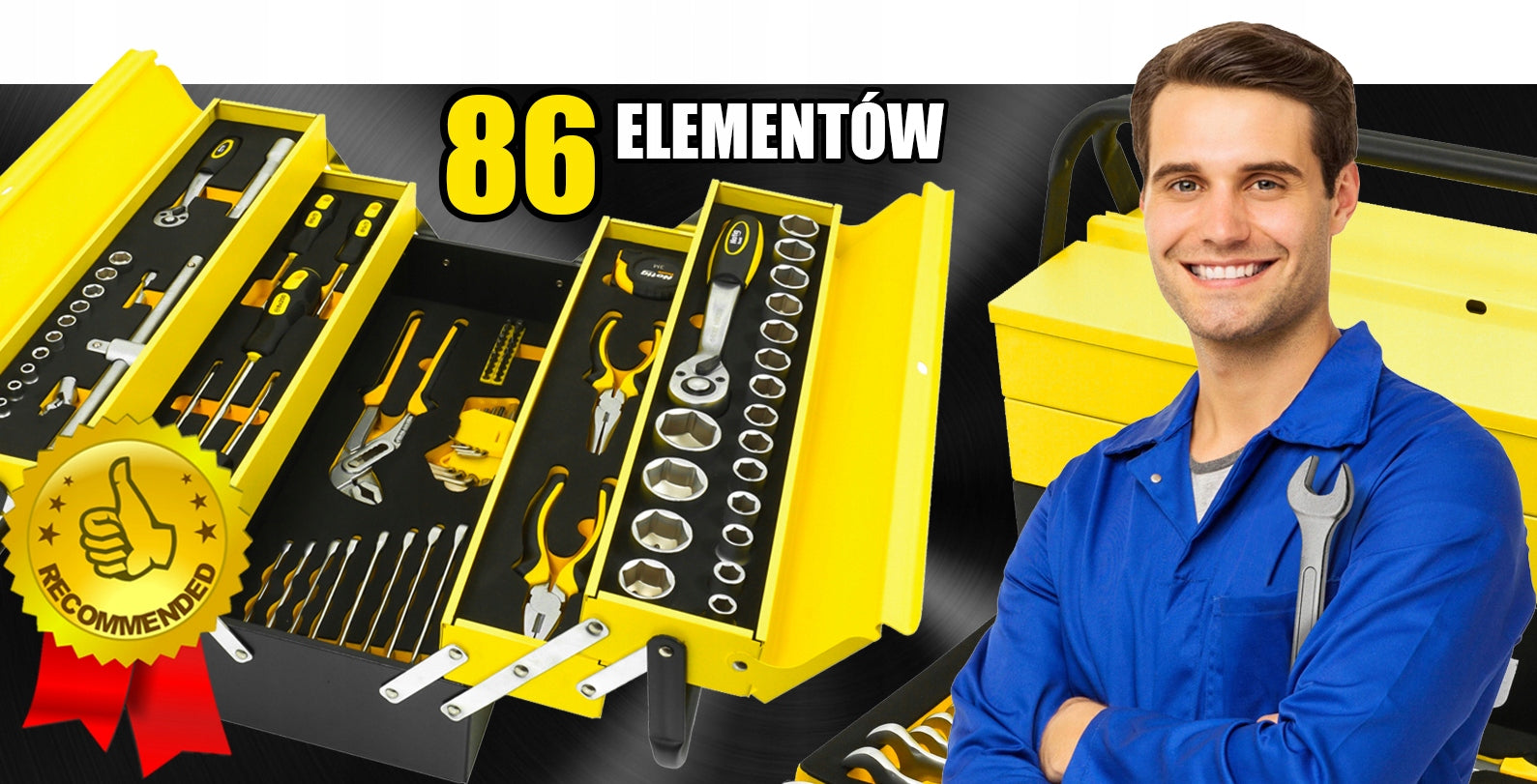 SET OF WRENCH TOOLS TOOL CASE SOCKET WRENCHES BITS SCREWDRIVERS Brand Notig Tools