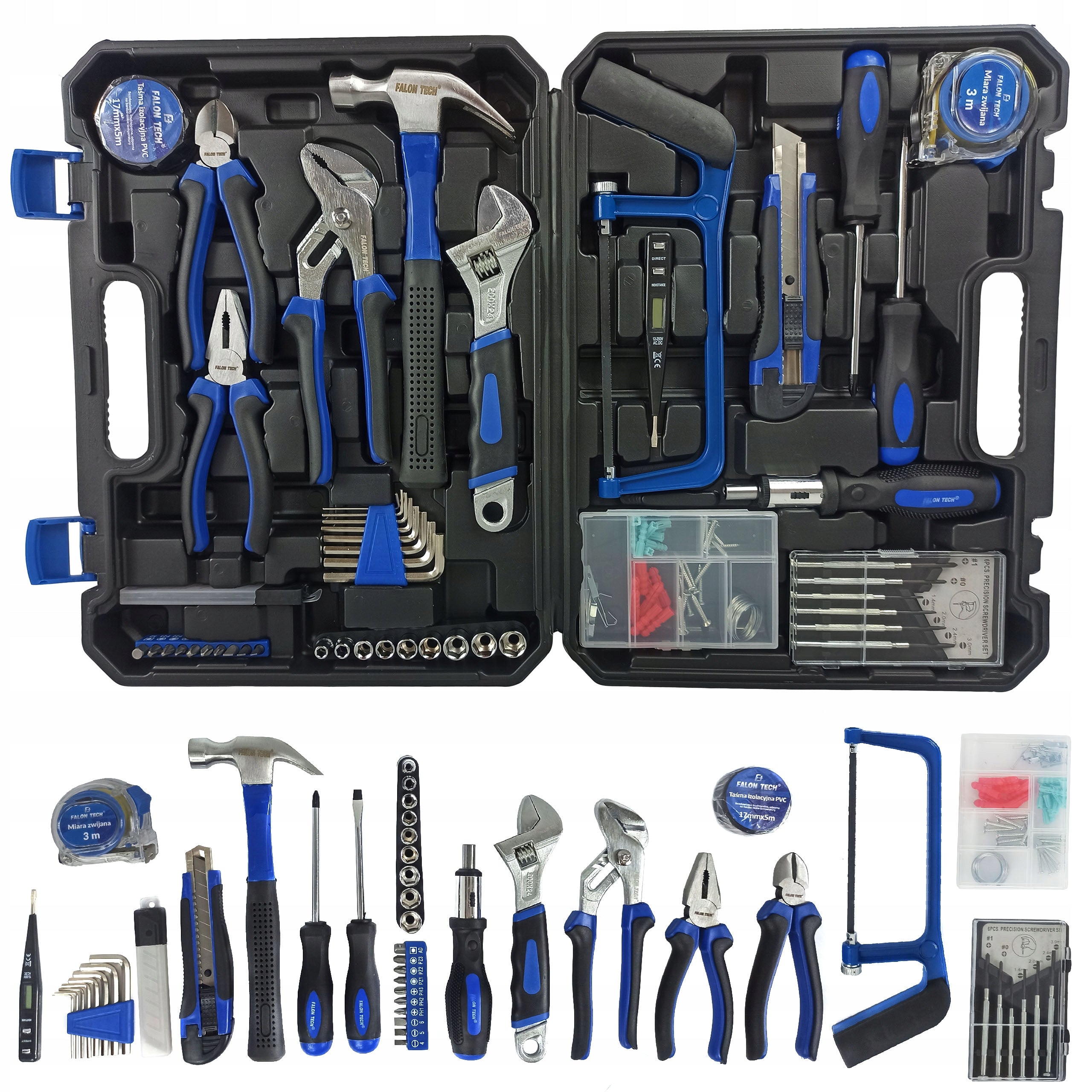 SET OF WRENCHES WORKSHOP TOOLS CAPS TOOL CASE 100 EL