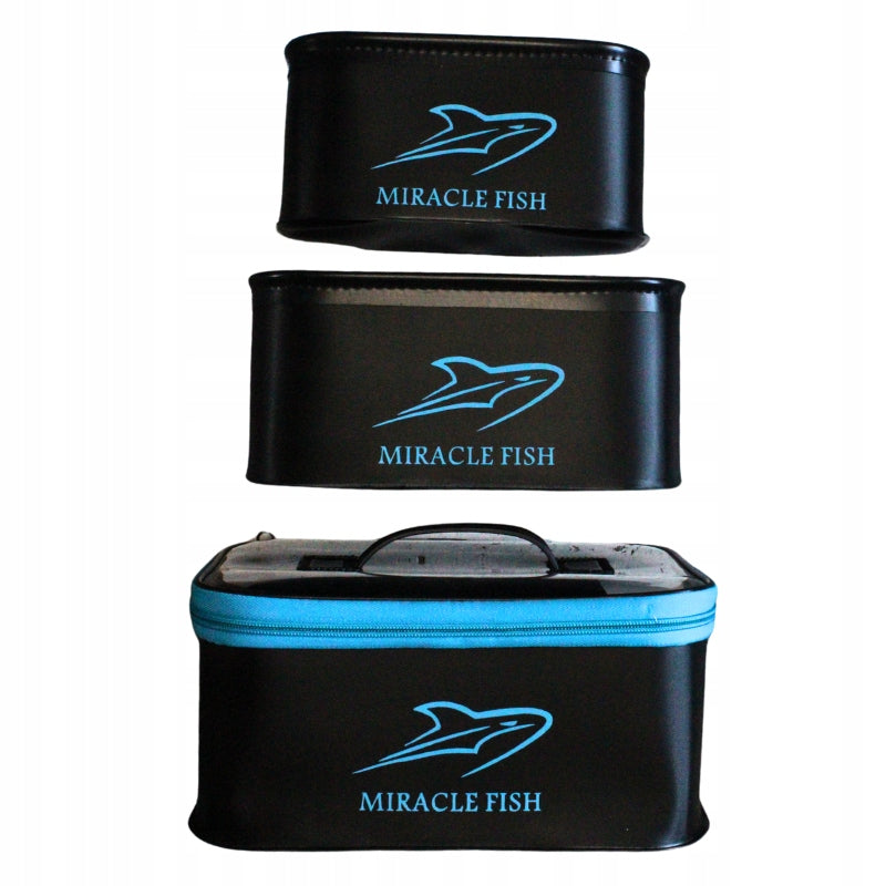 SET OF x3 EVA LITTER BOX CONTAINERS FOR METHOD FEEDER FISHING BOX