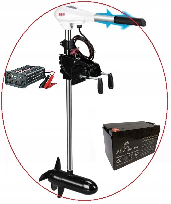 SET OUTBOARD MOTOR HAIBO D44 + AKU100Ah + ORDER