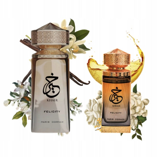 SET PARIS CORNER FELICITY 100ML EDP 25ML PERFUME OIL FOR WOMEN Brand Paris Corner