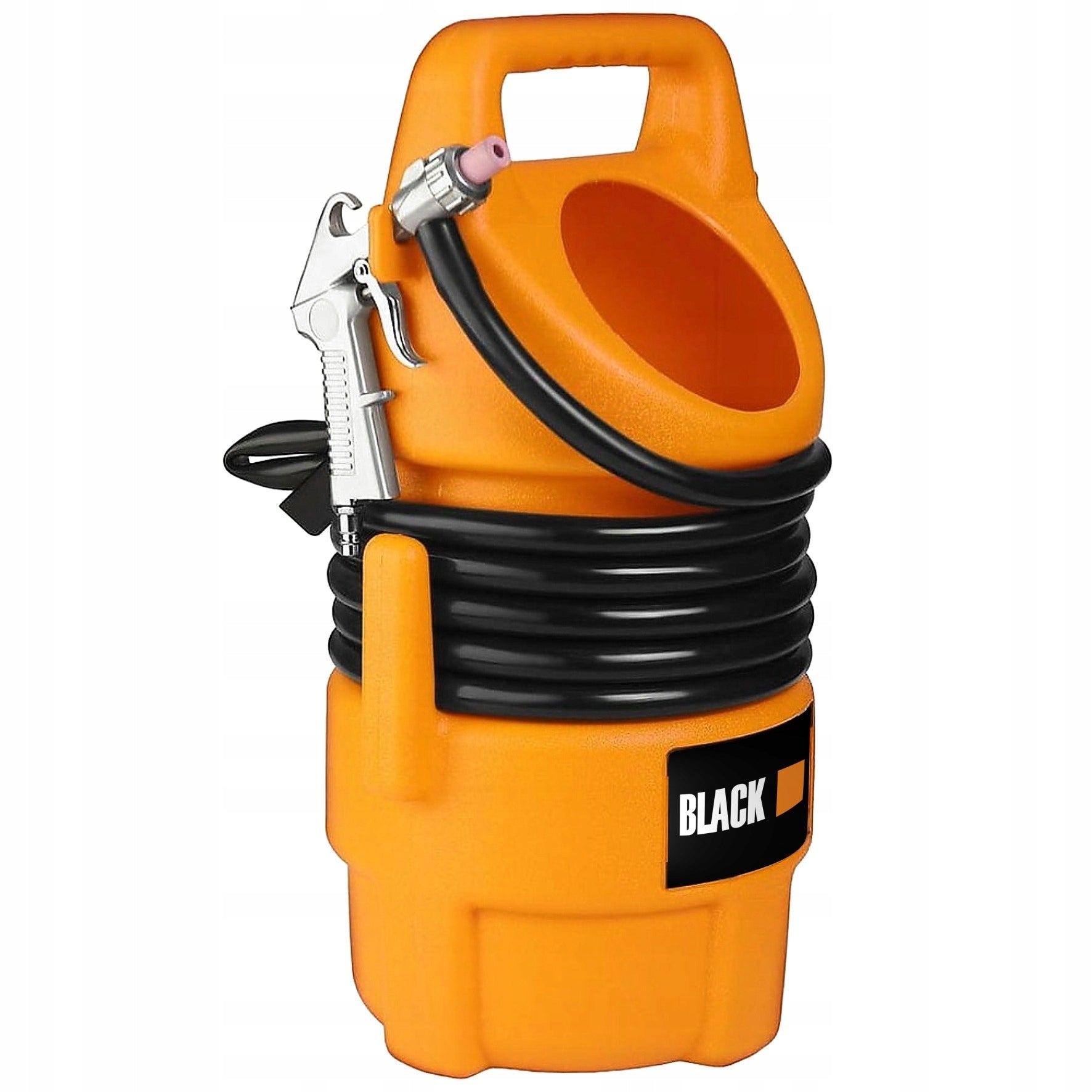 SET PNEUMATIC SIPHON SANDBLASTER BLACK 10L + 4 NOZZLES HOSE GUN Capacity 10 l