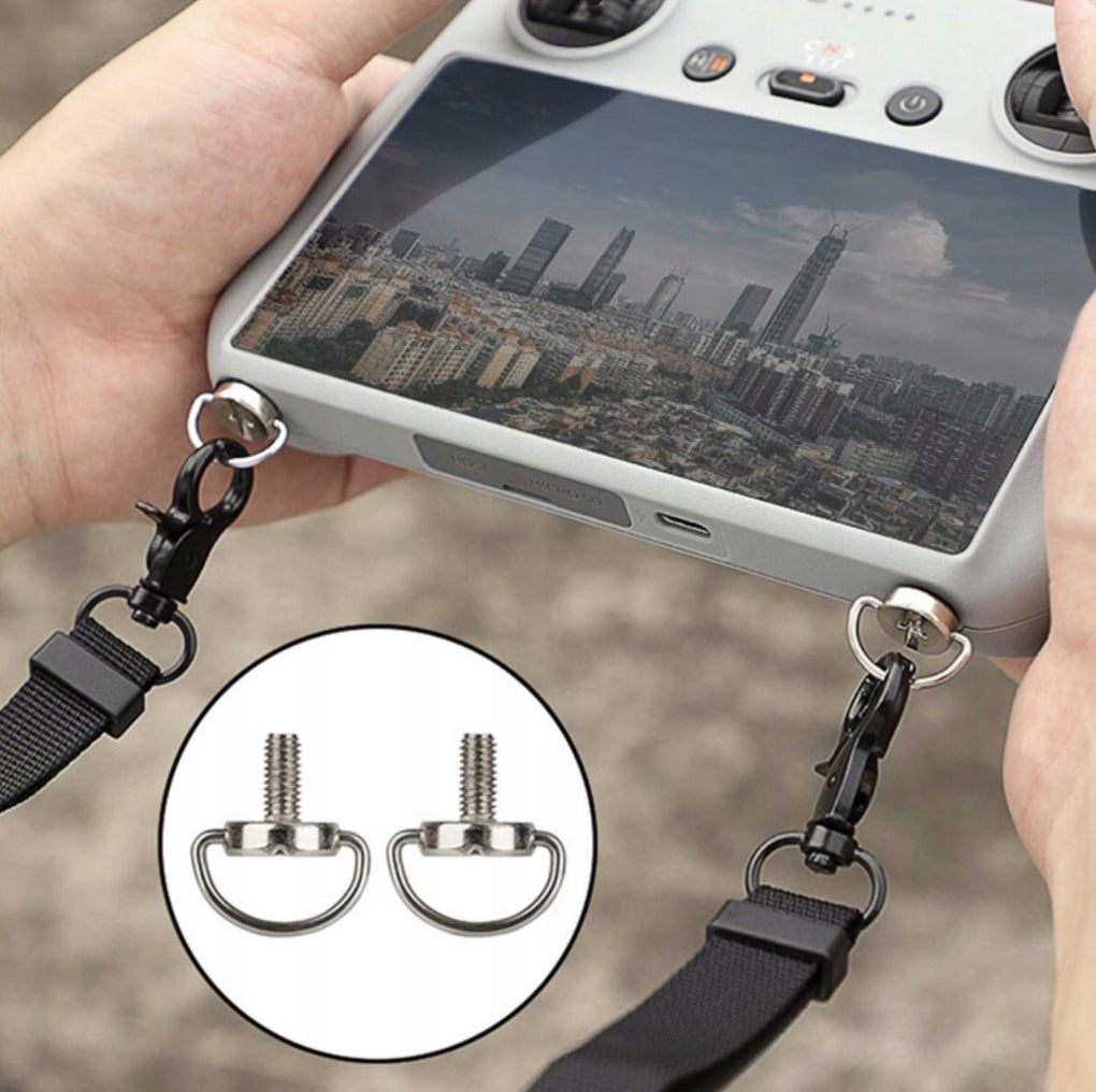 SET PROTECTIVE LANYARD HOLDER + 2X 9H GLASS FOR DJI RC / RC 2 MINI 3 4 5 PRO Manufacturer code UCHWYT SMYCZ DO DJI RC MINI 3 / RC 2 4 5 PR0