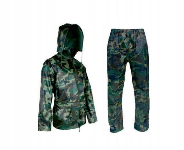 SET RAIN JACKET + TROUSERS, GREEN L 3063 SILBET