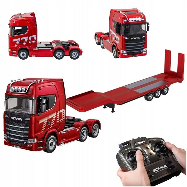 SET RC TRUCK SCANIA 1501 AND SEMI-TRAILER HUINA 1502 REMOTE CONTROLLED RC