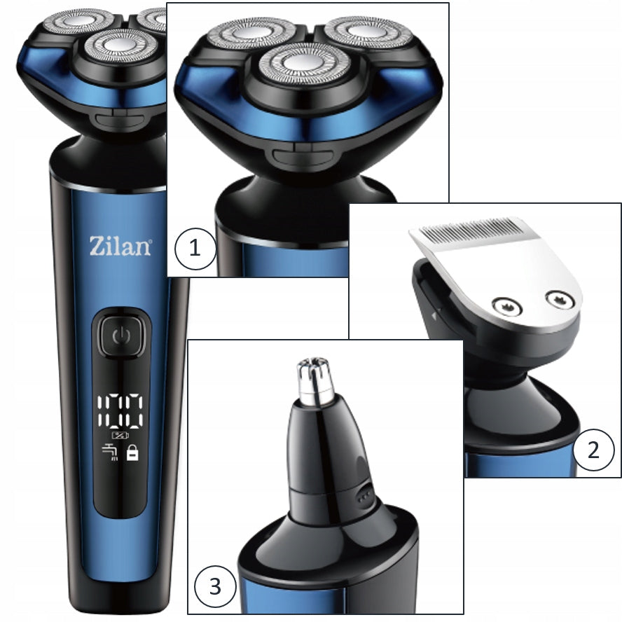 SET SHAVER TRIMMER 6IN1 FOR BEARD NOSE HAIR CLIPPER Model 570355239