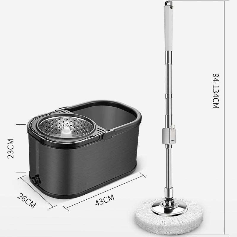 SET STAINLESS STEEL BUCKET WITH SPINNING SYSTEM AND MOP (Y5) 12304 Manufacturer code Y5