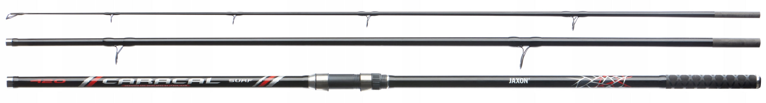 SET SURFCASTING ROD REEL JAXON FOR FISHING FROM THE BEACH Brand Jaxon