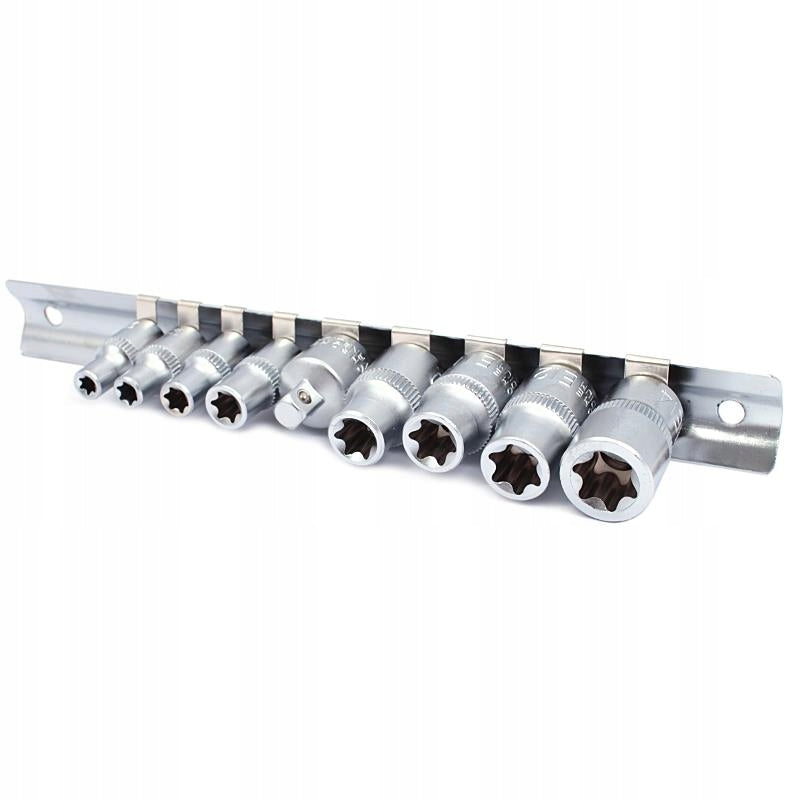 SET TORX socket wrenches 9 pcs 1/4' and 3/8' bit