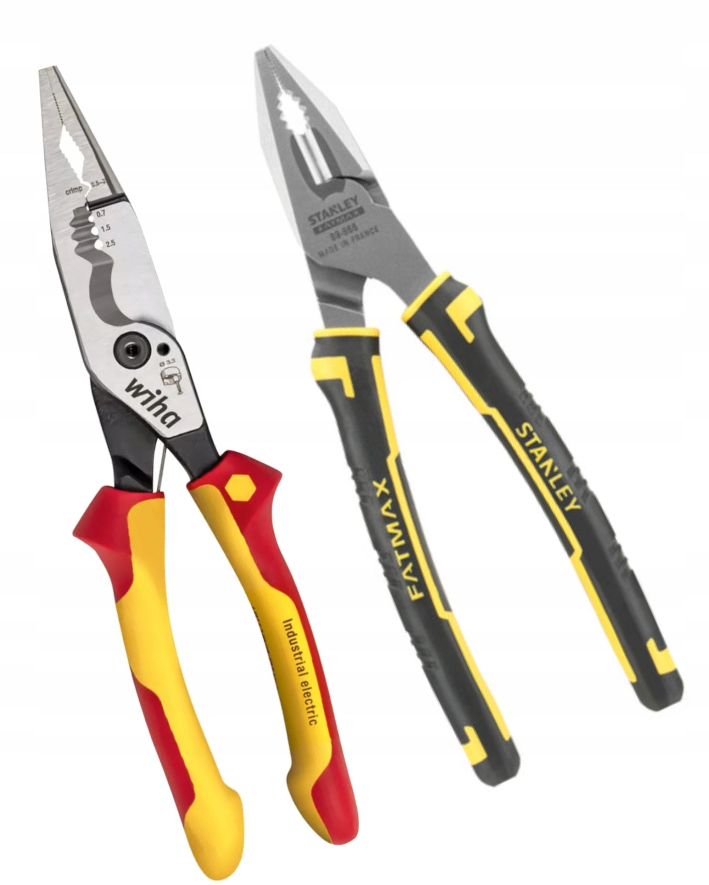 SET - Wiha 8in1 45705 pliers + Stanley 89-866 pliers WS45866