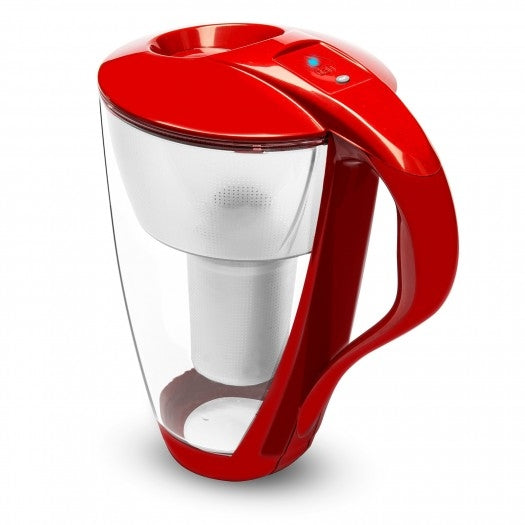 SET glass jug Dafi CRYSTAL LED 2 l poppy + 12 Classic cartridges Manufacturer code ZESTAW.SZKLANY.LED.CL+12W.MAK.P