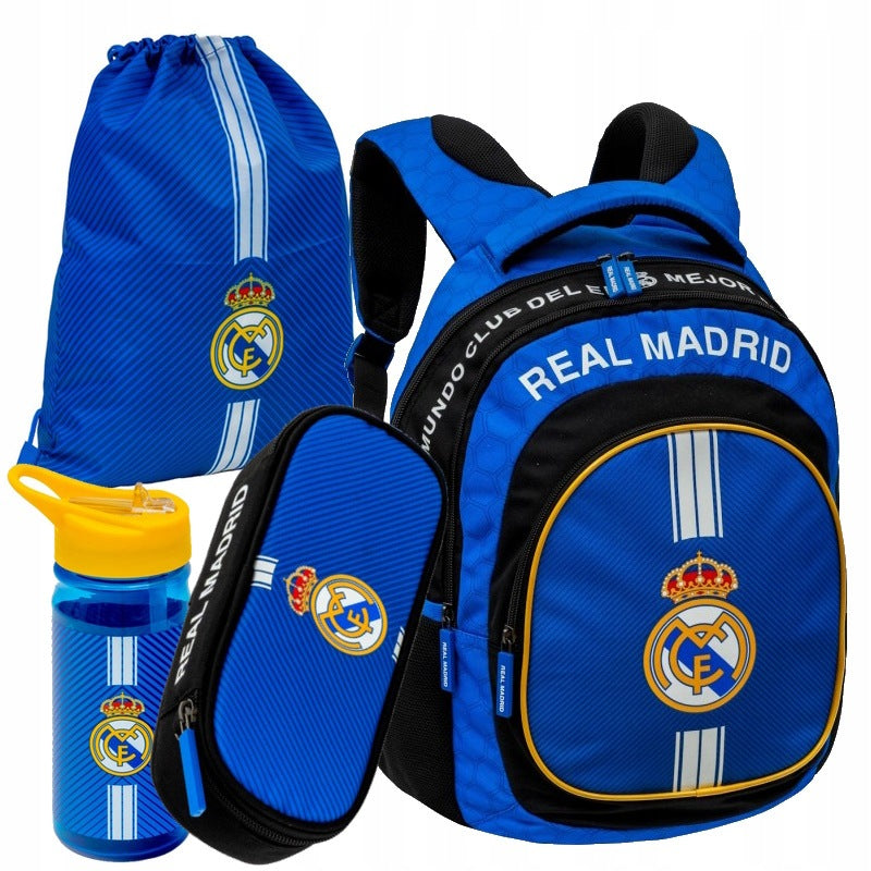 SET school backpack pencil case bag Real Madrid | Official License