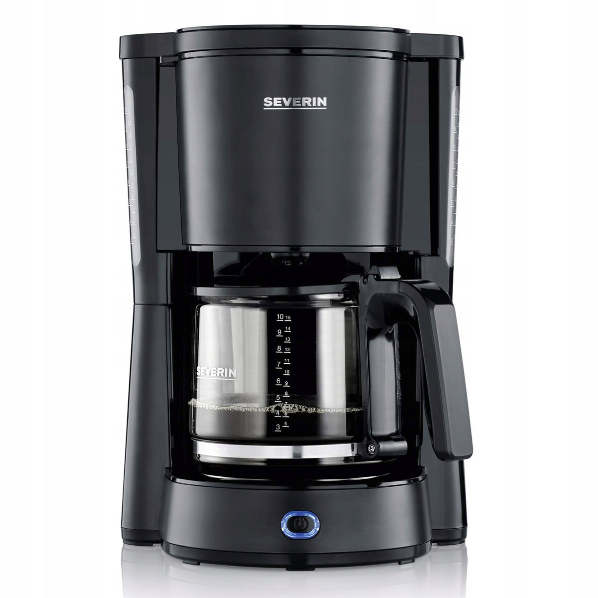 SEVERIN Coffee Maker With Pitcher Glass Quiet Aromatic 10 Cups