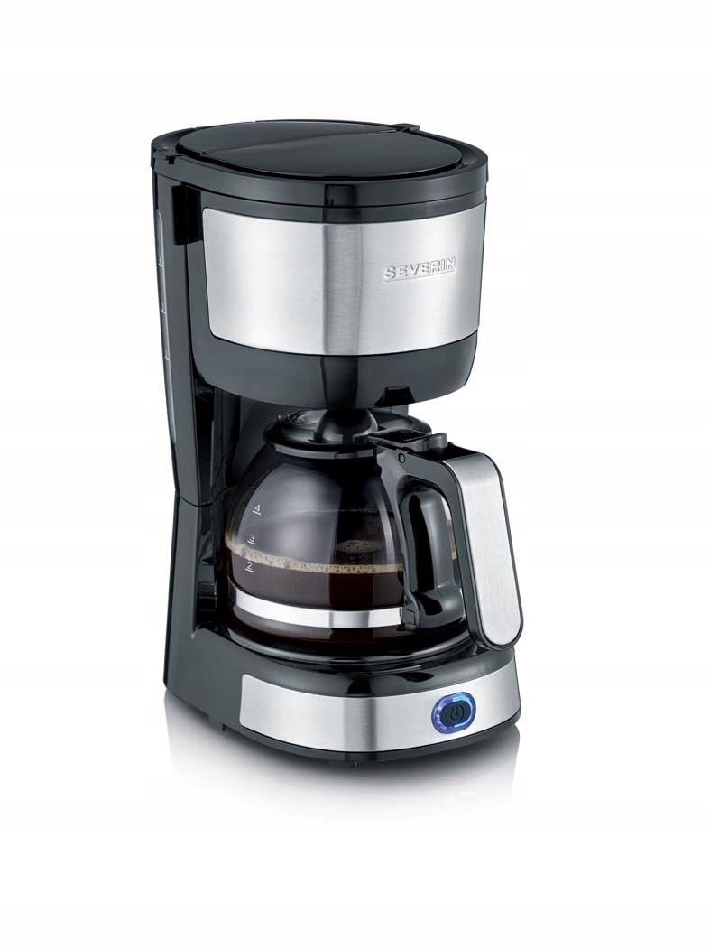 SEVERIN Compact Coffee Maker 4 Cups Steel Filter