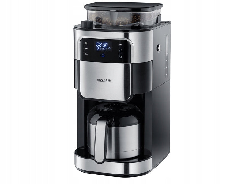SEVERIN KA 4814 coffee maker with grinder 1000W, thermal carafe, blooming