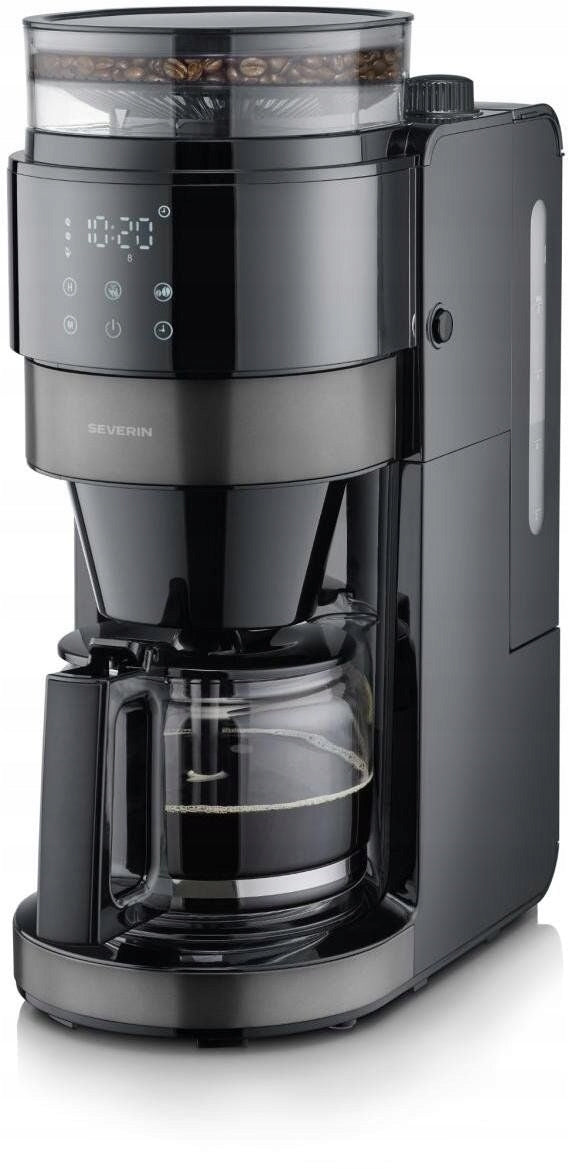 SEVERIN KA 4830 overflow coffee maker with grinder 900W 1,25L glass