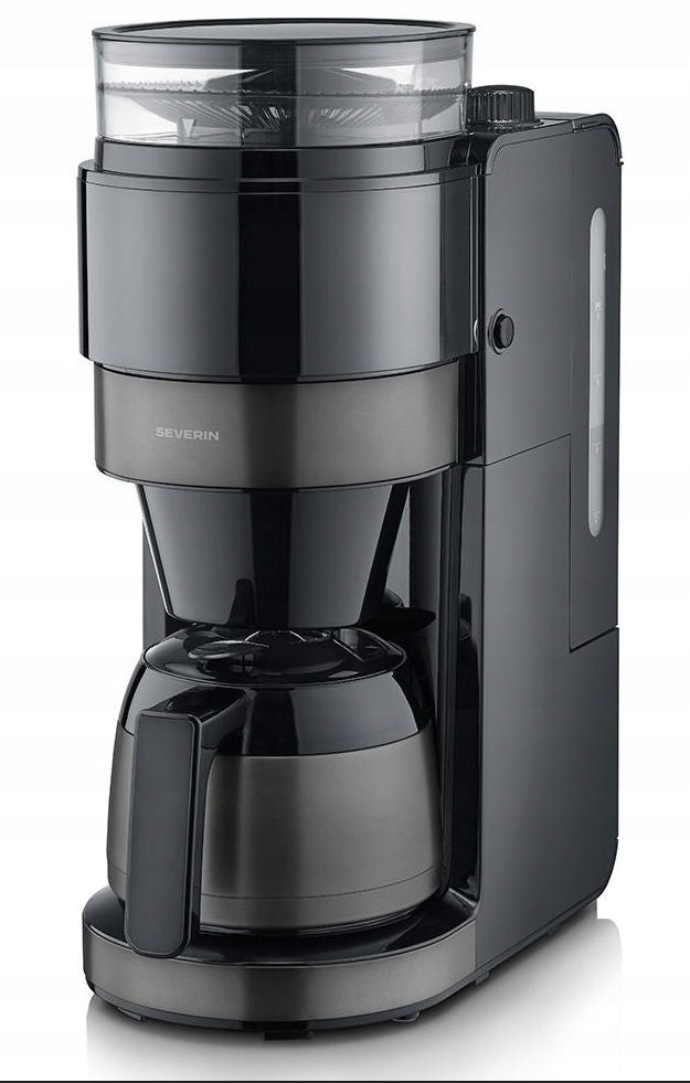 SEVERIN KA 4831 overflow coffee maker with grinder 900W thermal jug 1L